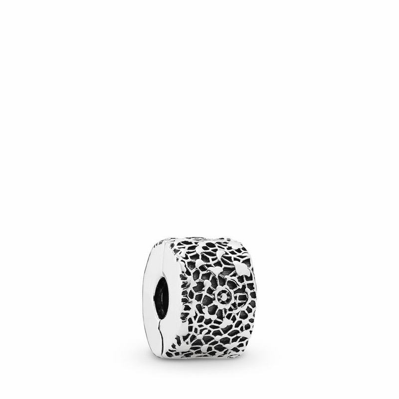 Pandora Layers of Lace Charm NZ, Sterling Silver (294305-QGR)